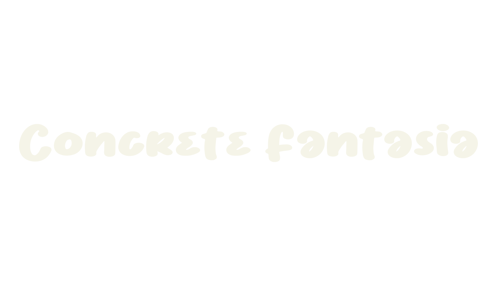 Concrete Fantasia, typewriter font preview