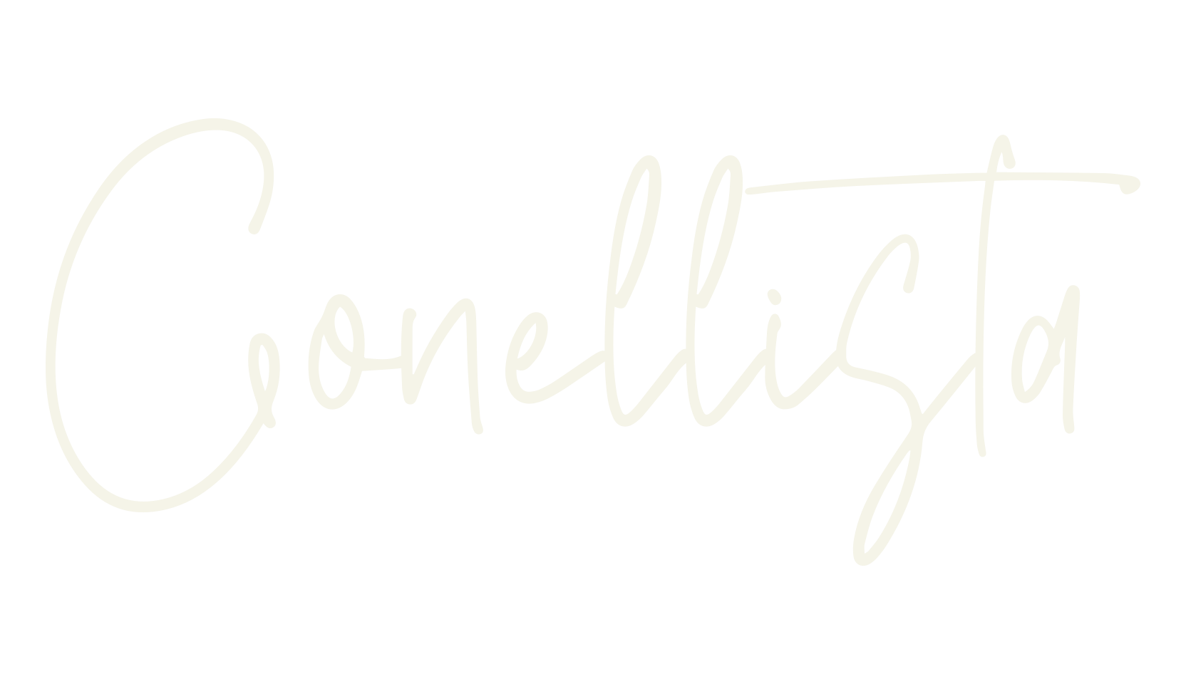 Conellista, cursive font preview