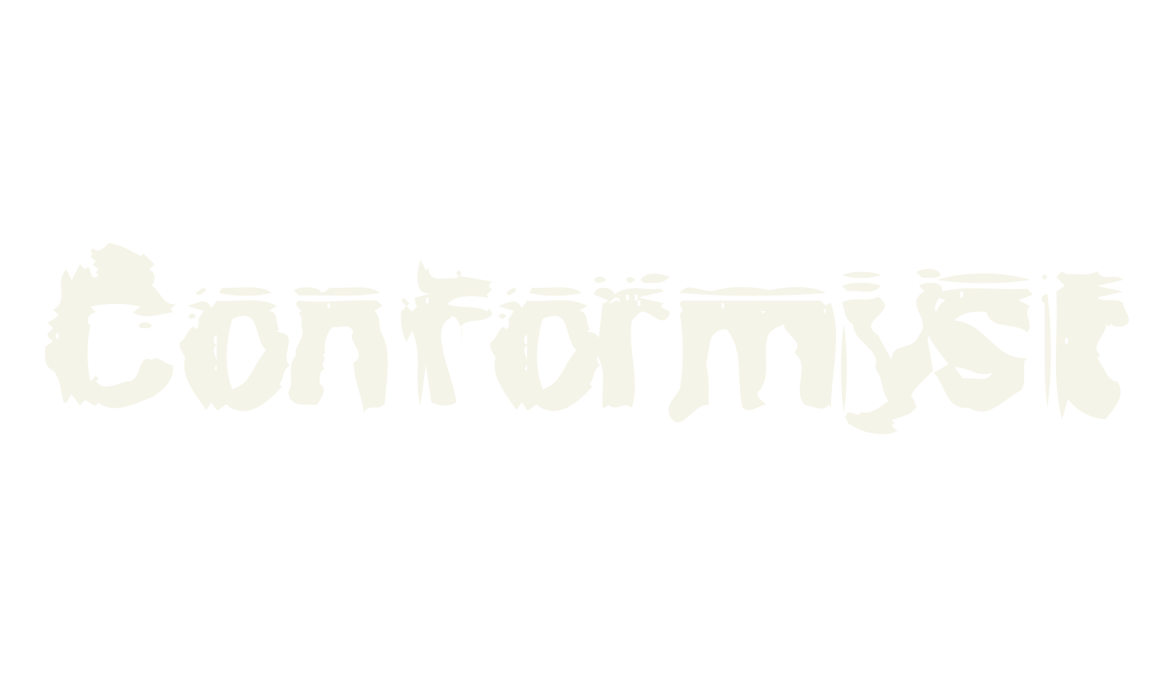 Conformyst, wavy font preview