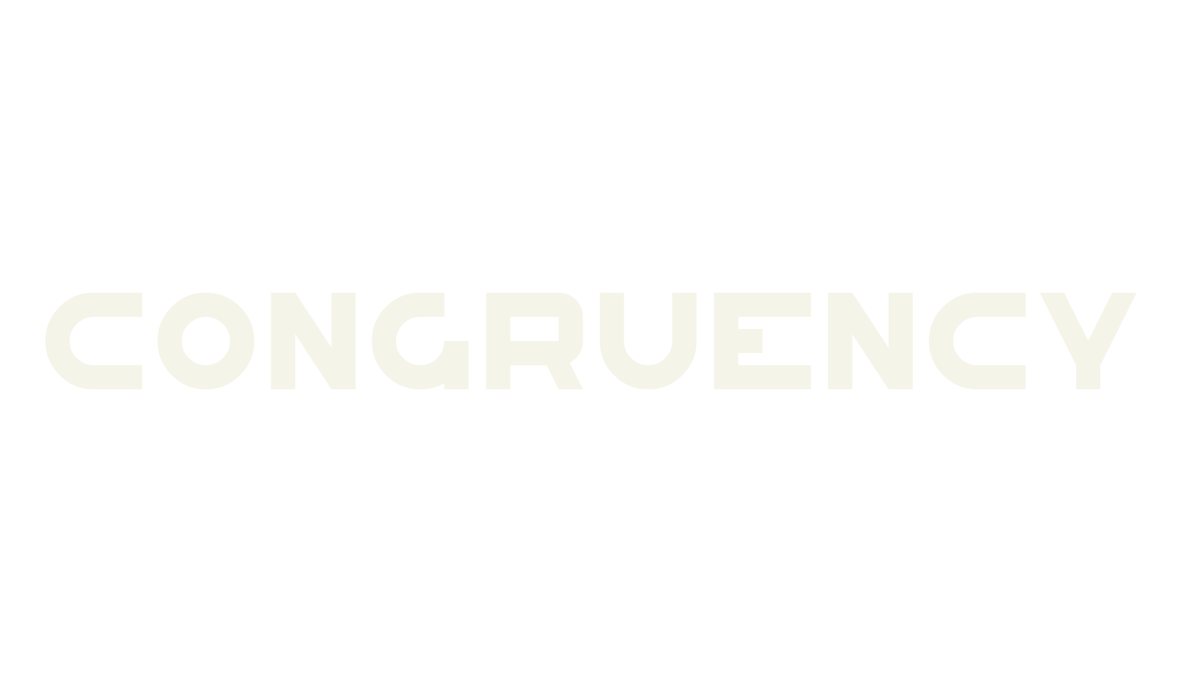 Congruency, futuristic font preview