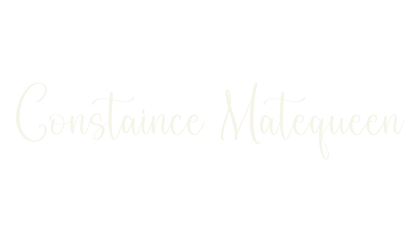 Constaince Matequeen, script font preview