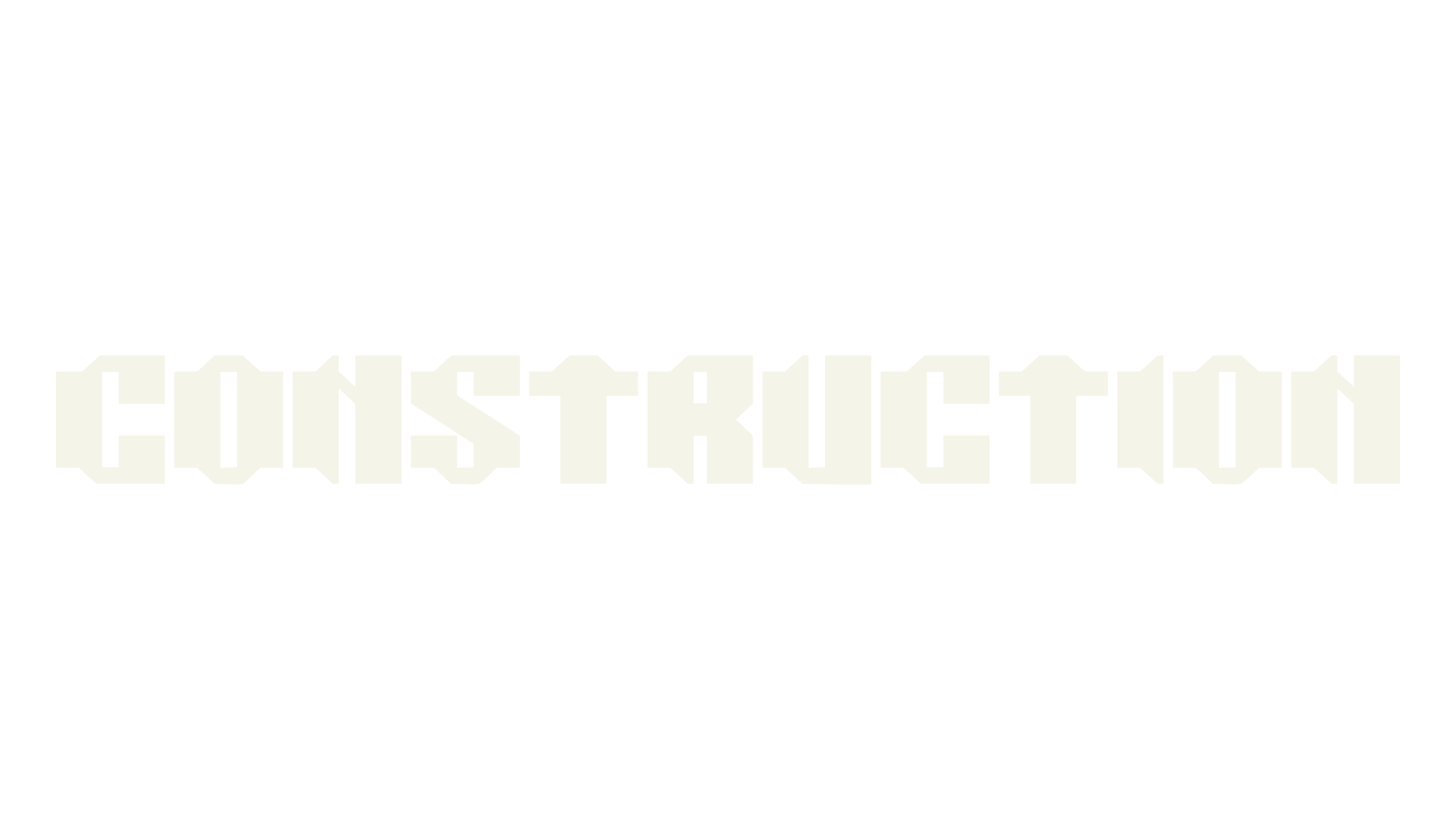 CONSTRUCTION, display market font preview