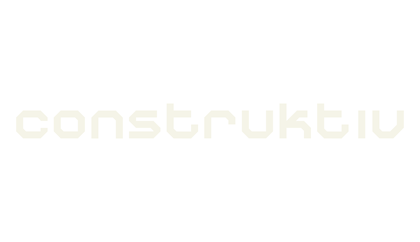 Construktiv, futuristic font preview