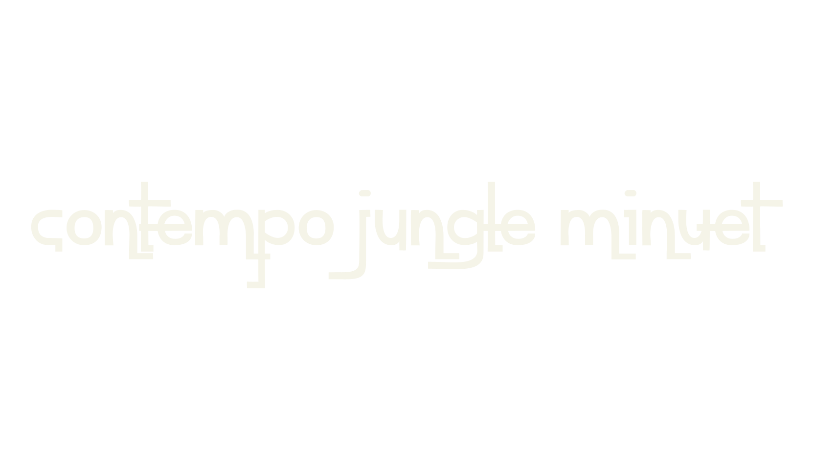 contempo jungle minuet, display market font preview