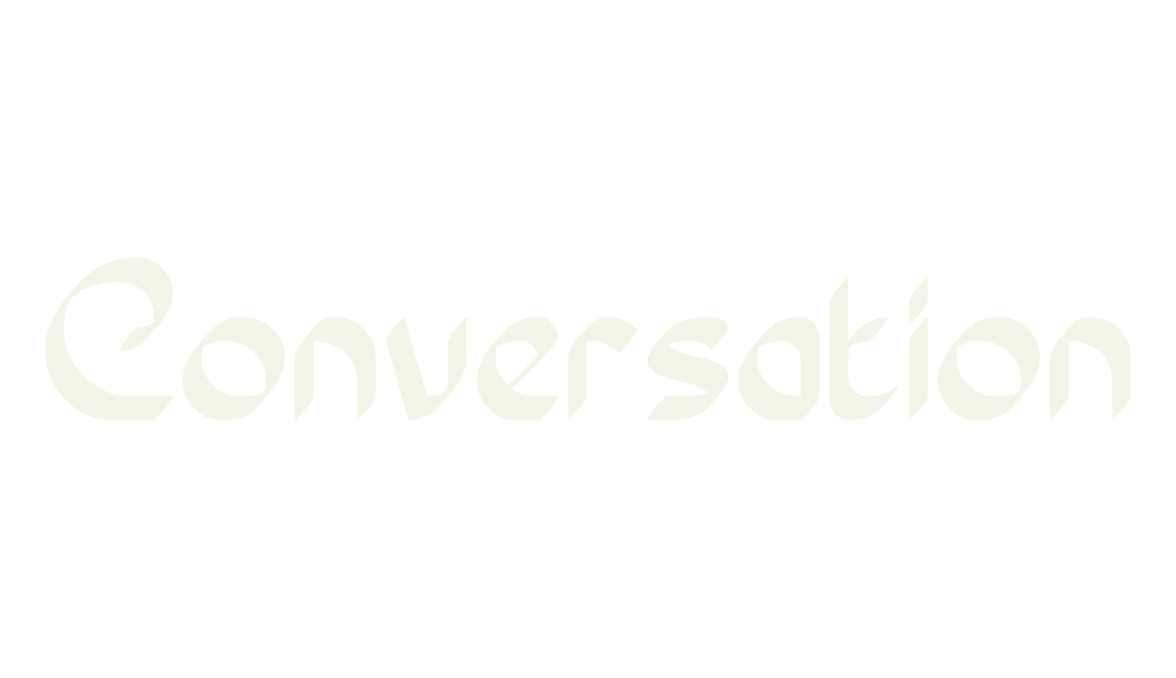 Conversation, fashion script font preview
