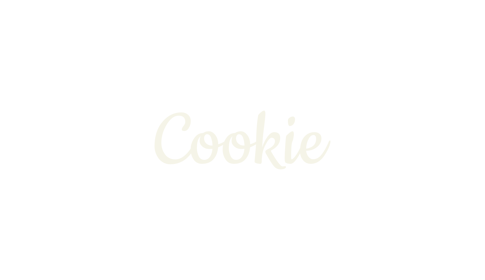 Cookie, cursive font preview
