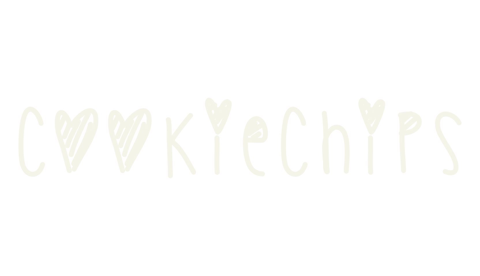 CookieChips, handwritten font preview