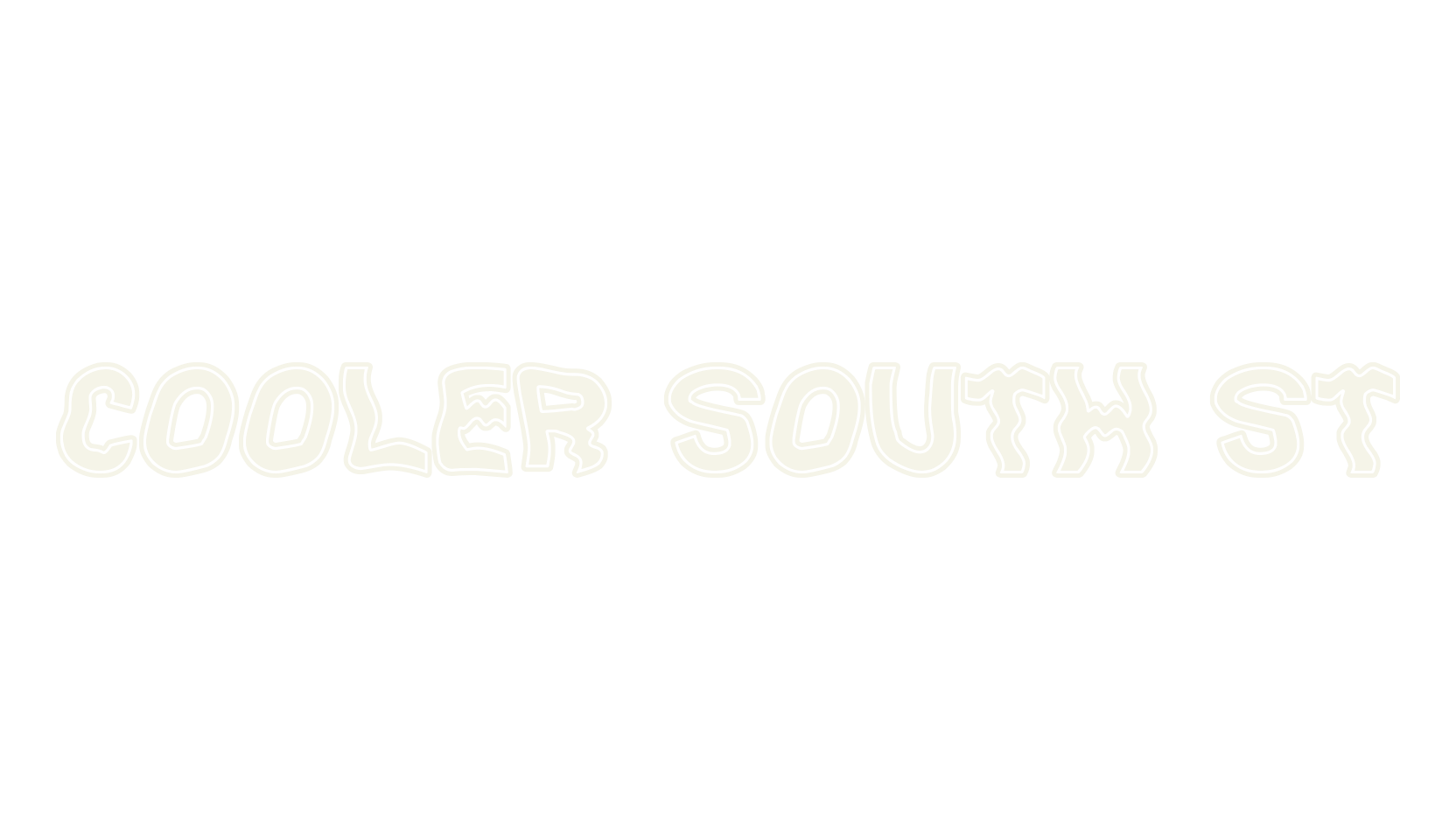 Cooler South St, cool font preview