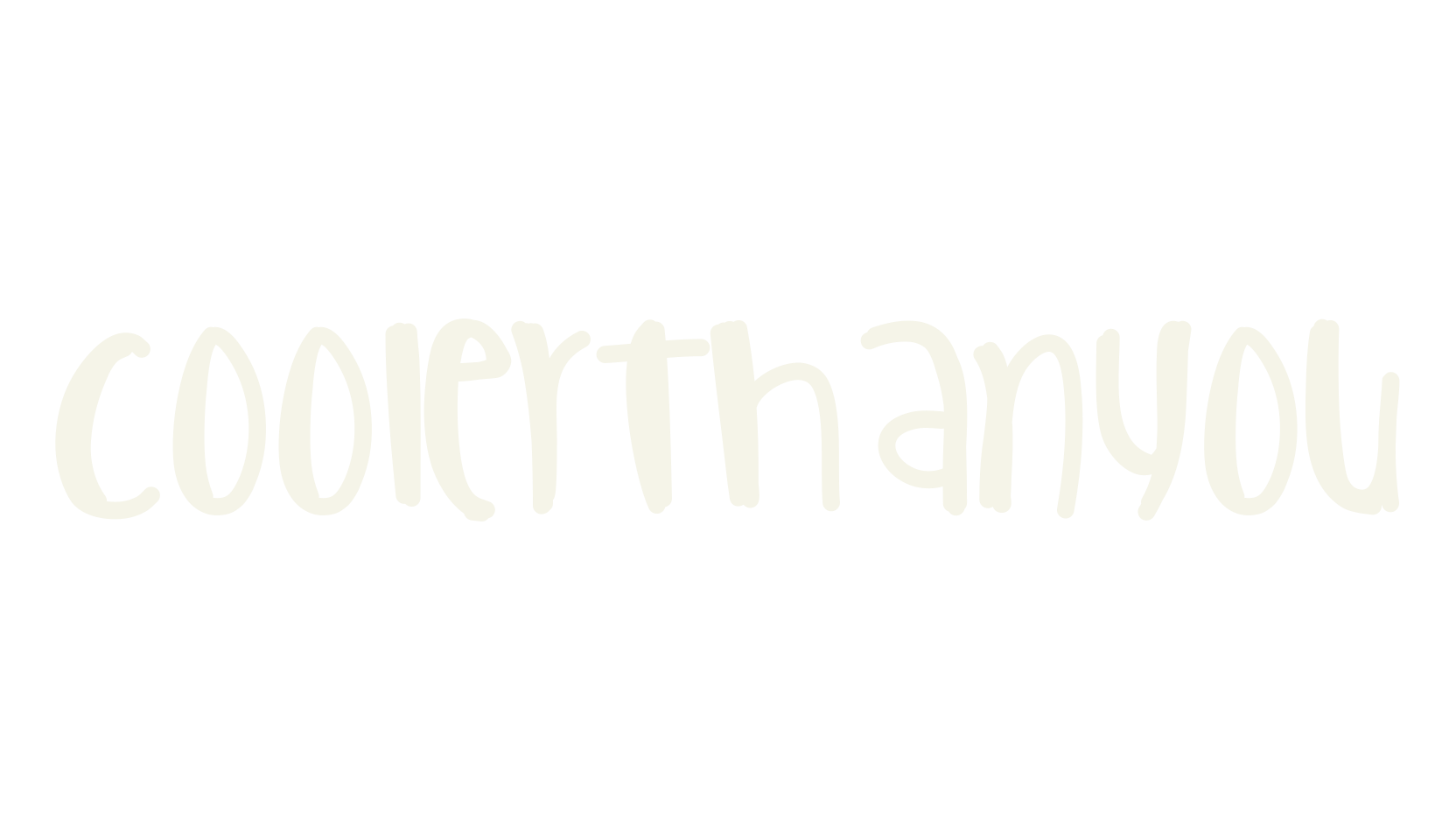 CoolerThanYou, handwritten font preview