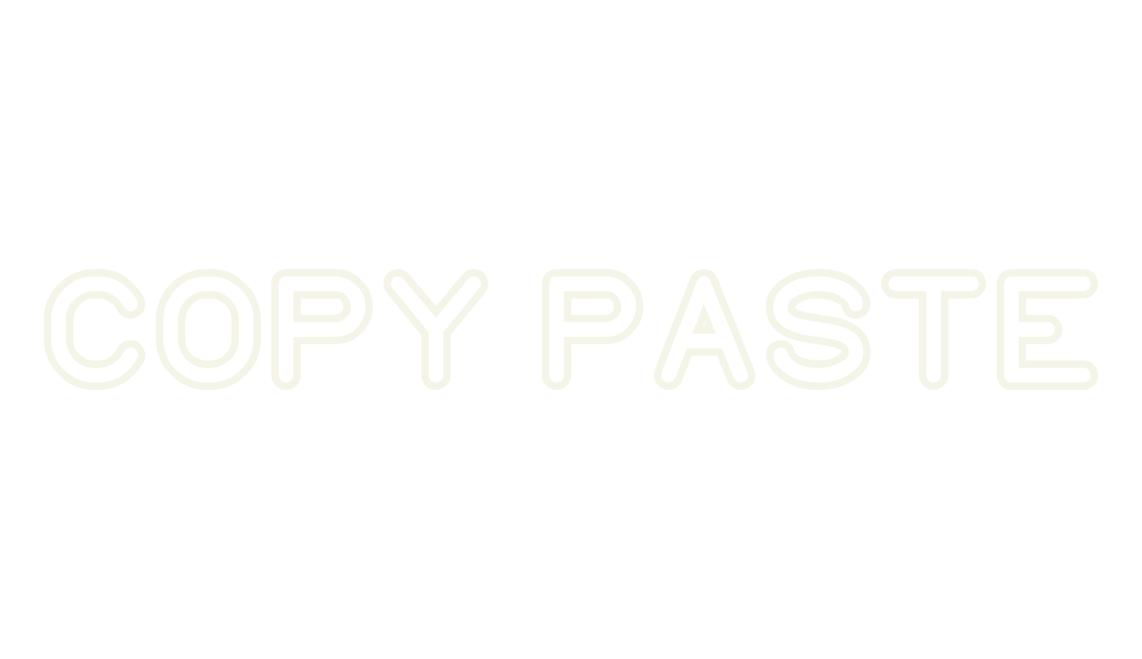 COPY PASTE, display market font preview