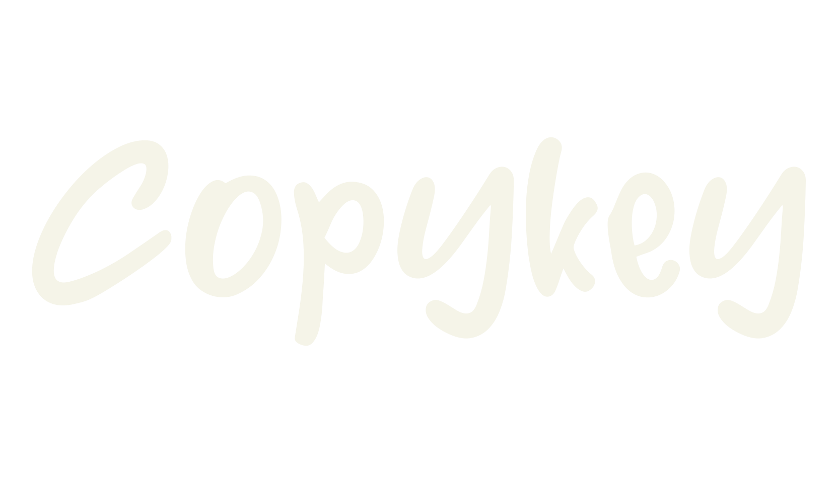 Copykey, handwritten font preview