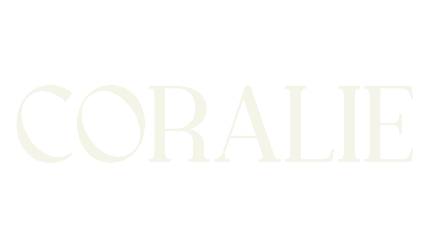 CORALIE, serif font preview
