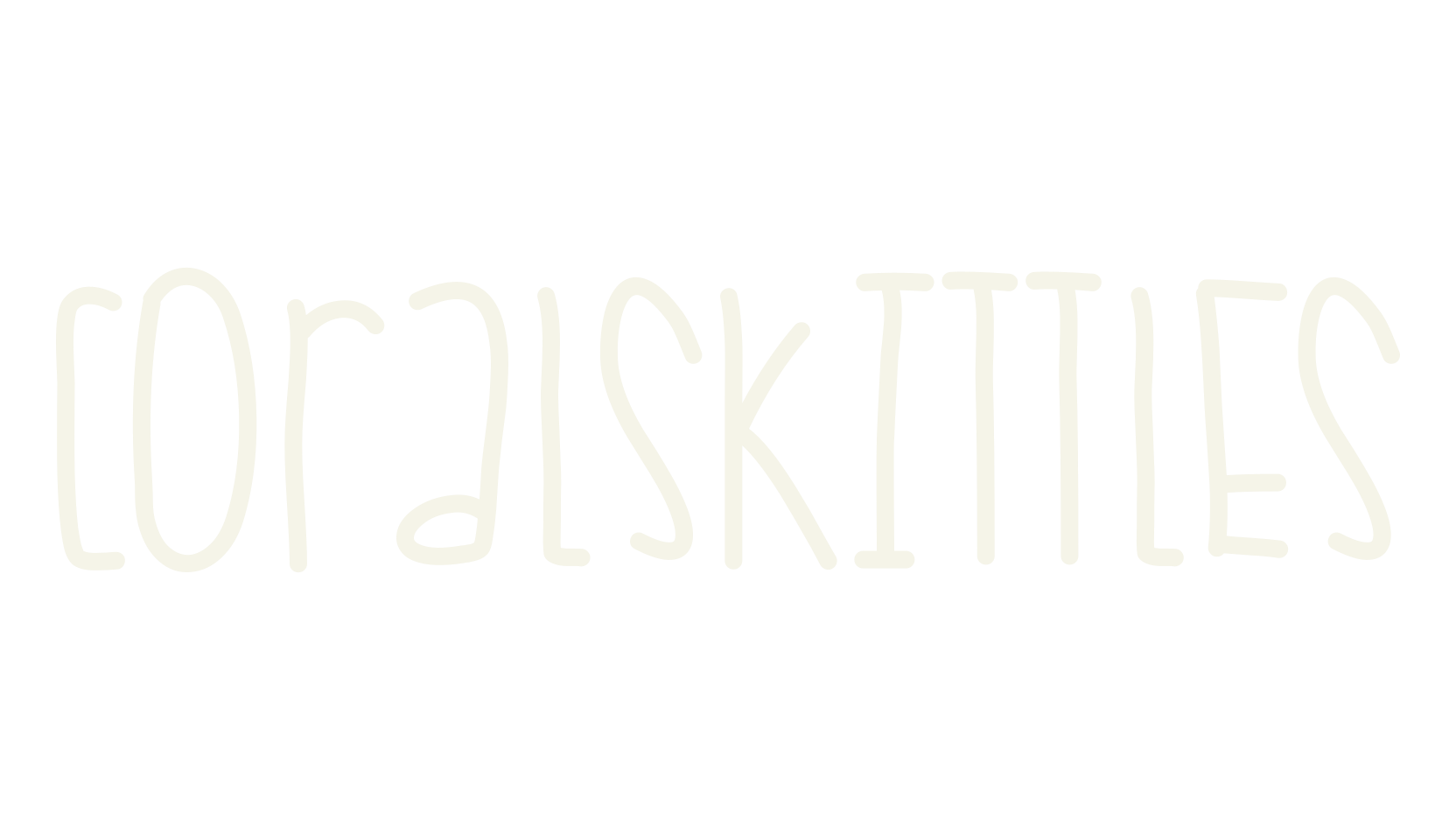 CoralSkittles, handwritten font preview