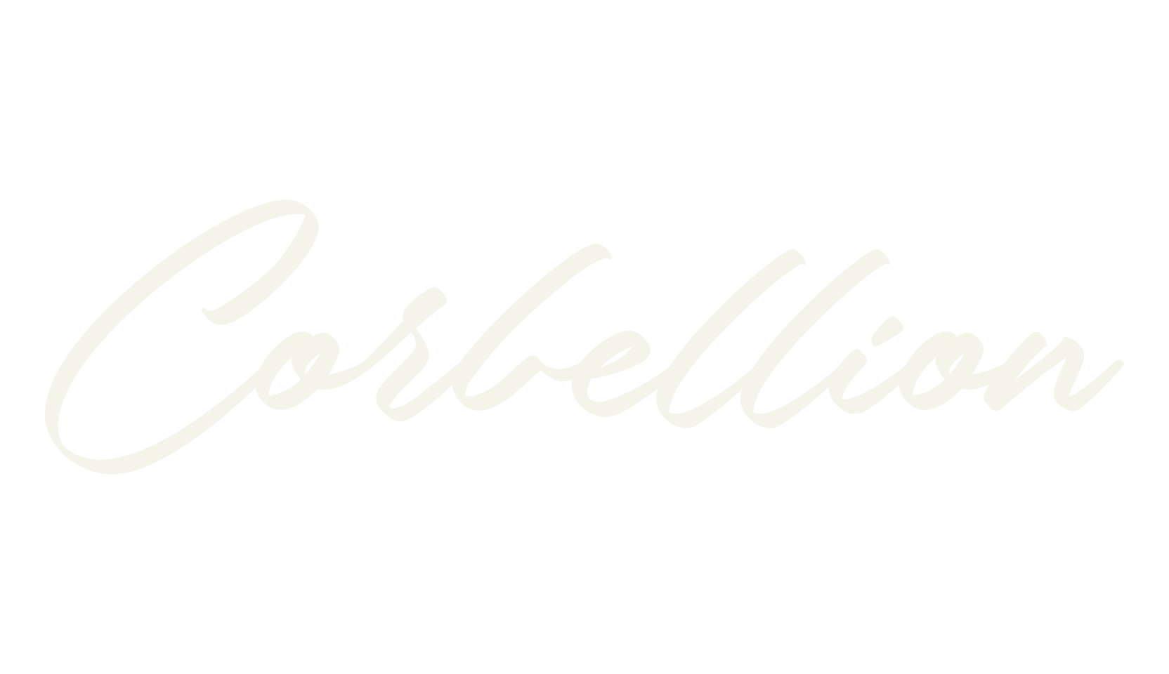 Corbellion, cursive font preview