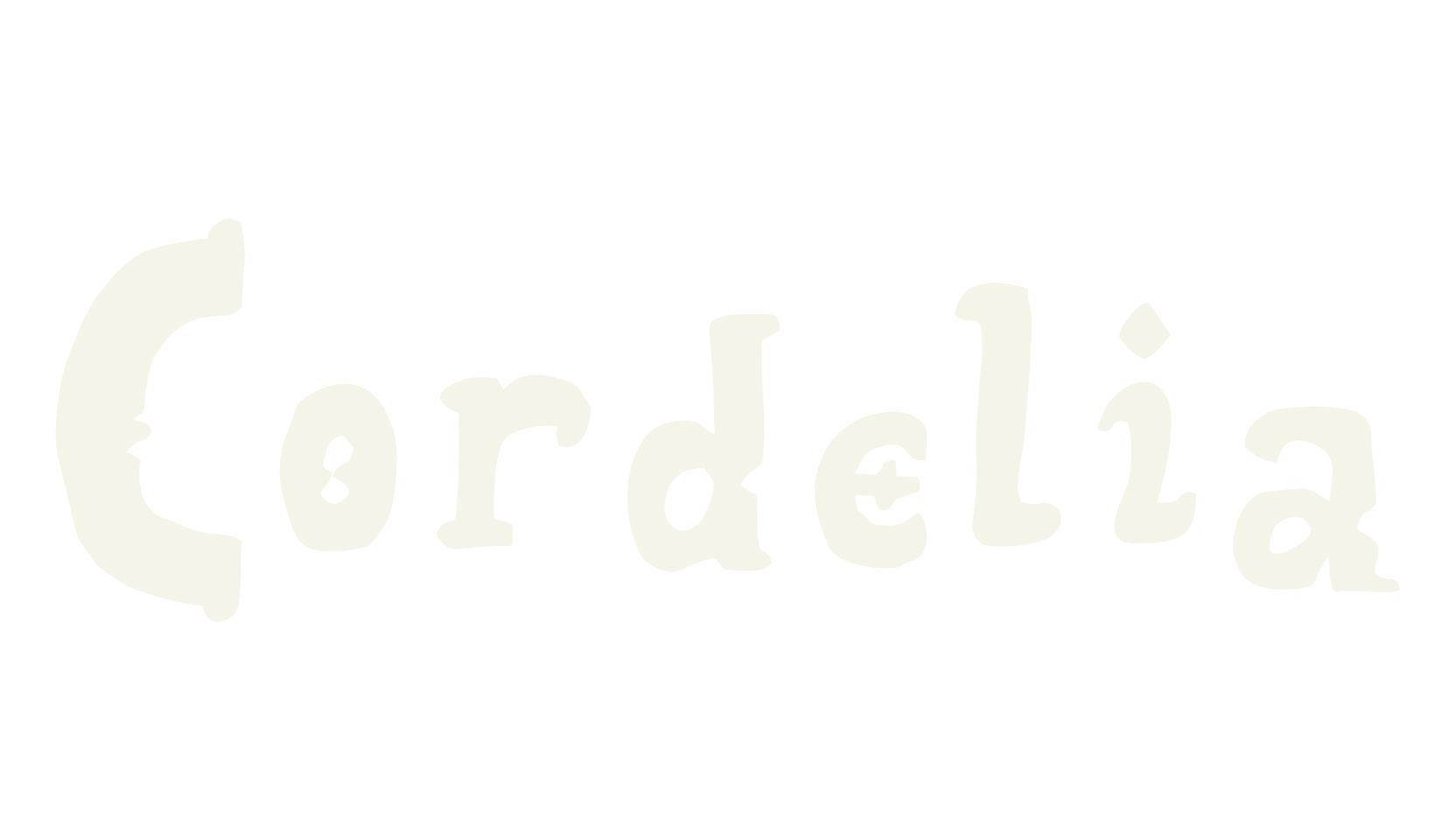 Cordelia, hand drawn font preview
