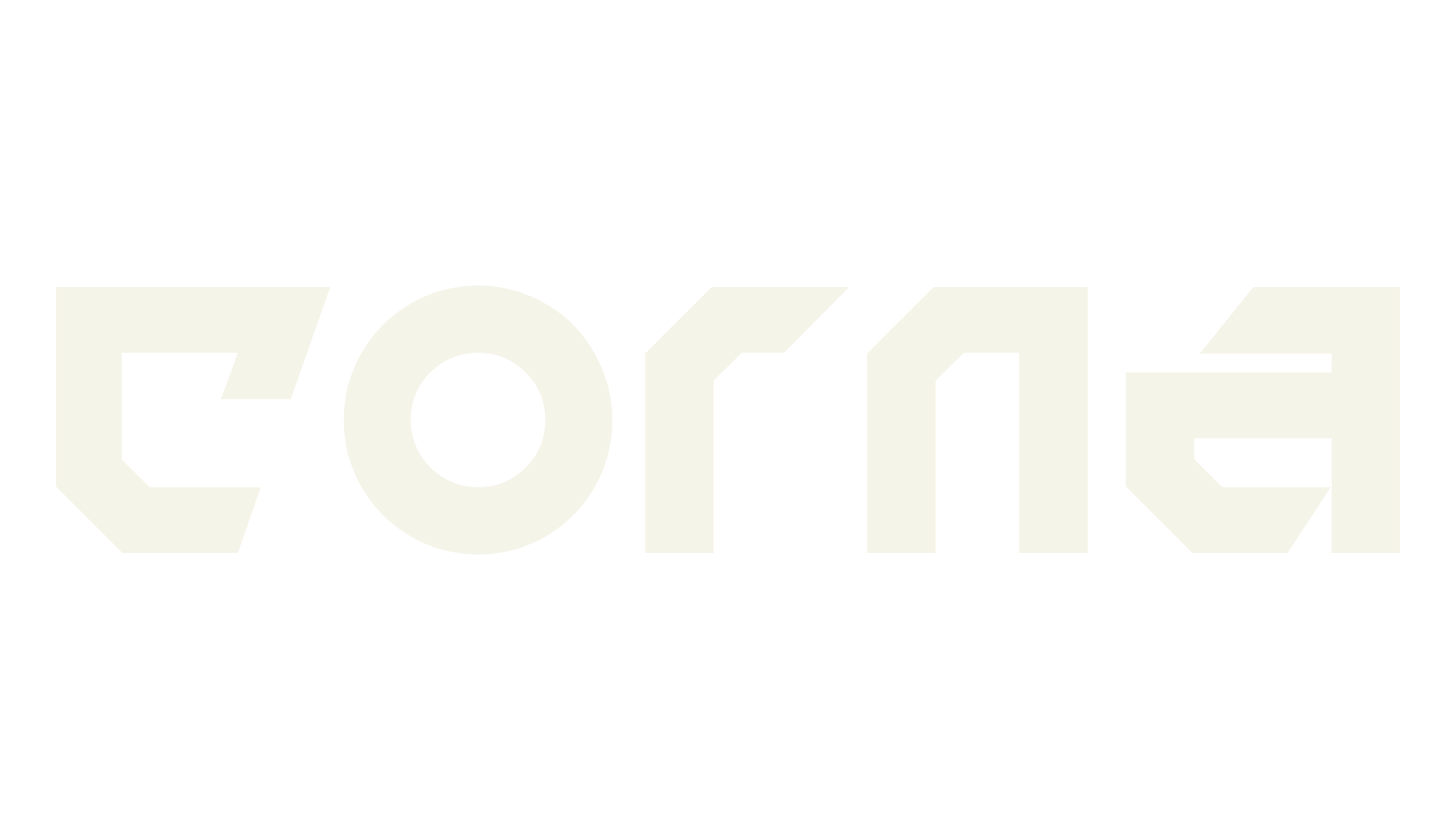 Corna, futuristic font preview