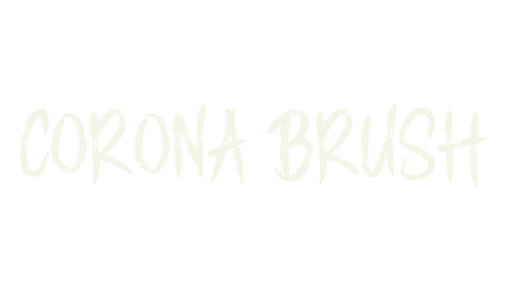 CORONA BRUSH, blackletter font preview