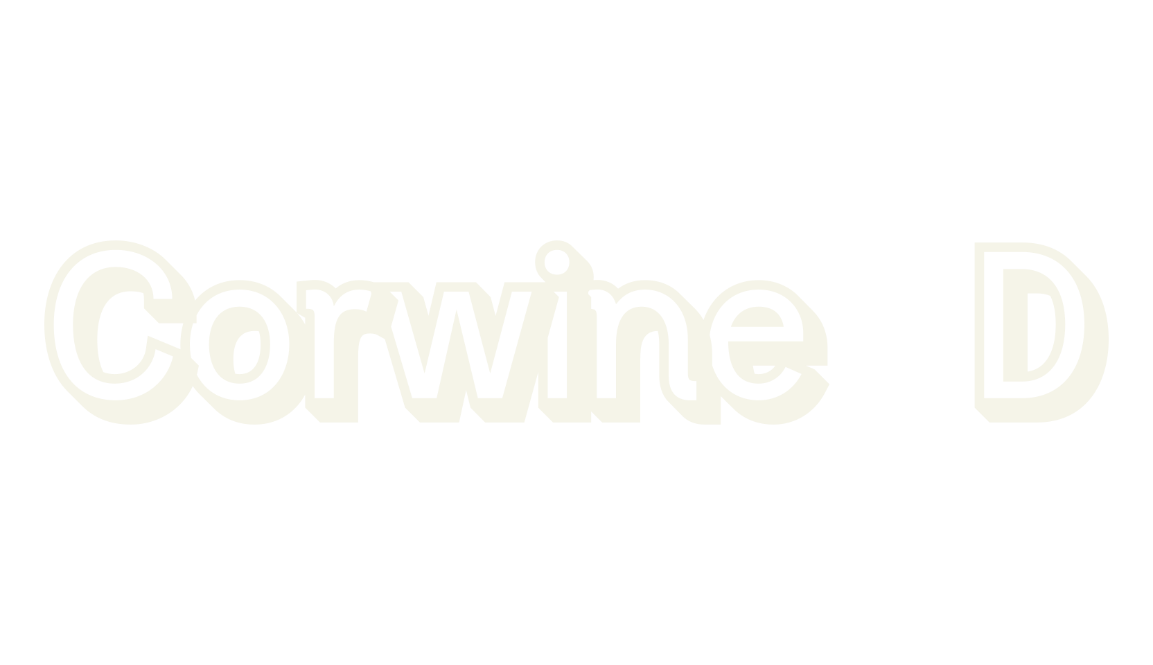 Corwine 3D, 3d font preview