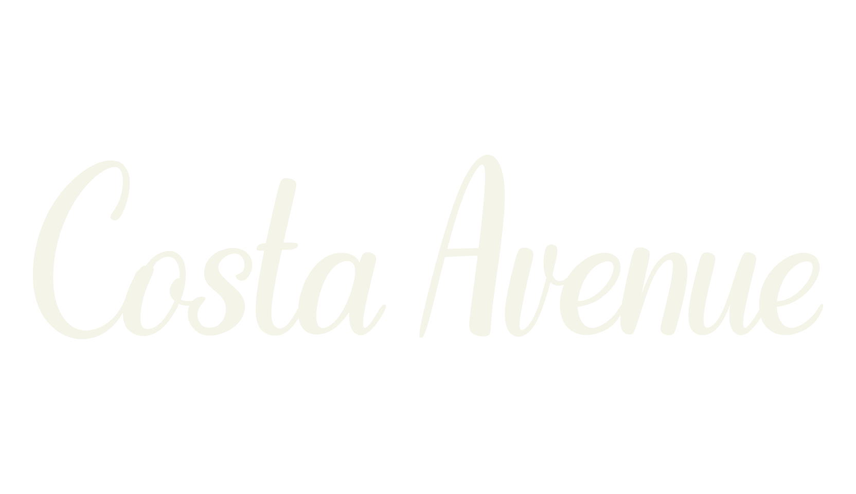 Costa Avenue, elegant font preview