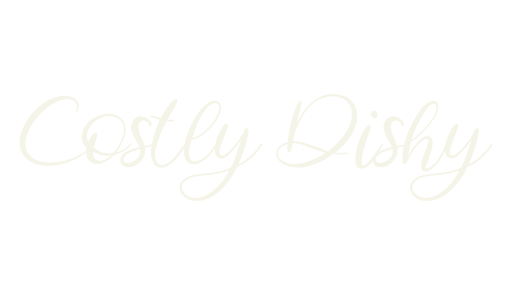 Costly Dishy, wedding font preview