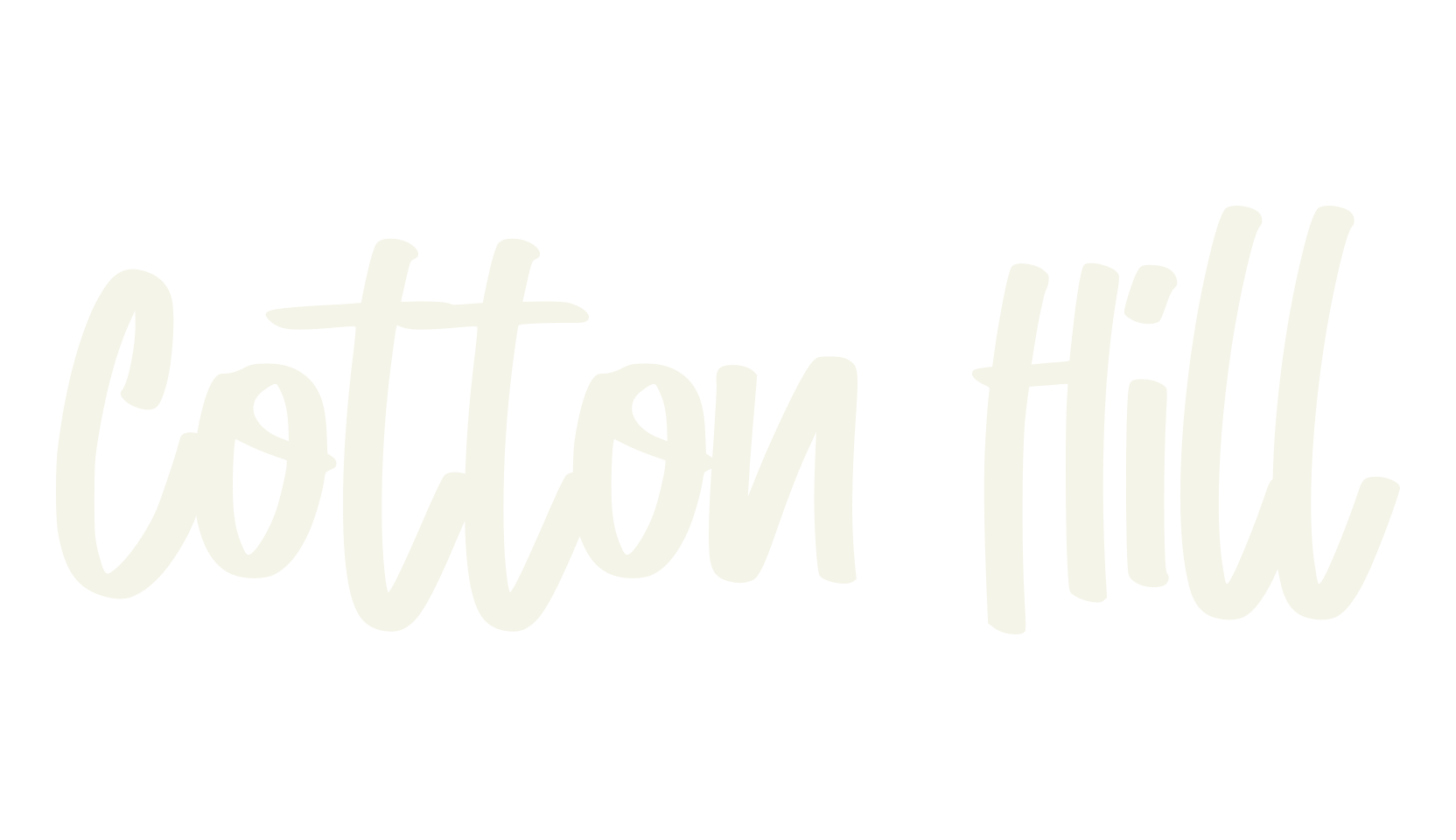 Cotton Hill, cursive font preview