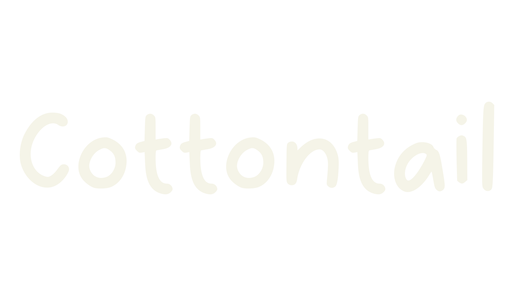 Cottontail, handwriting font preview