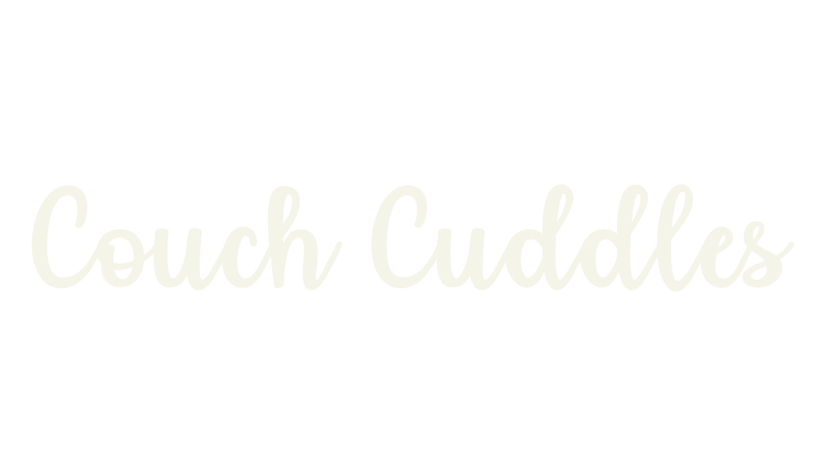Couch Cuddles, fashion script font preview