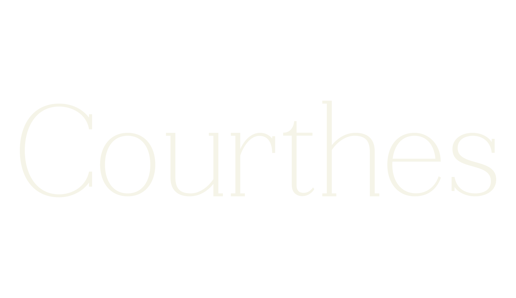 Courthes, serif font preview