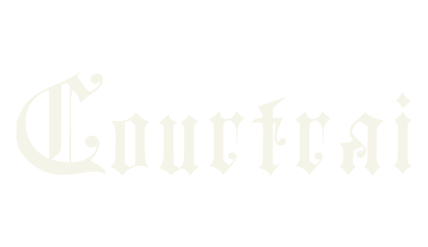 Courtrai, fantasy font preview