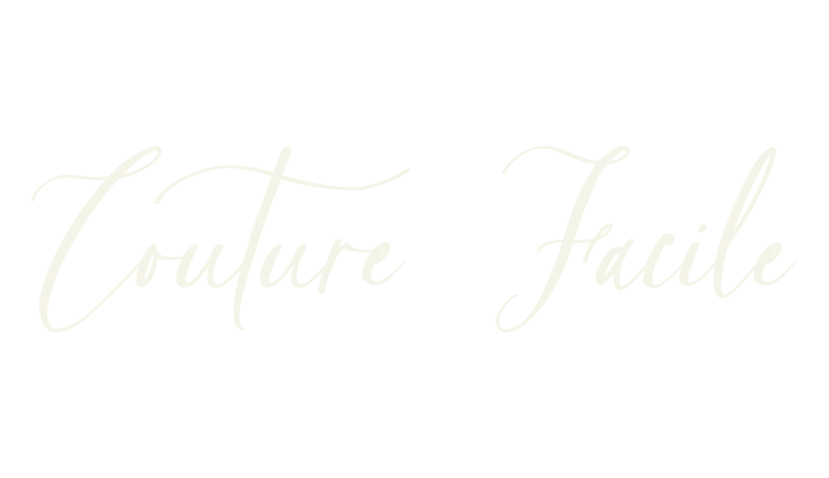 Couture Facile, fashion sign font preview