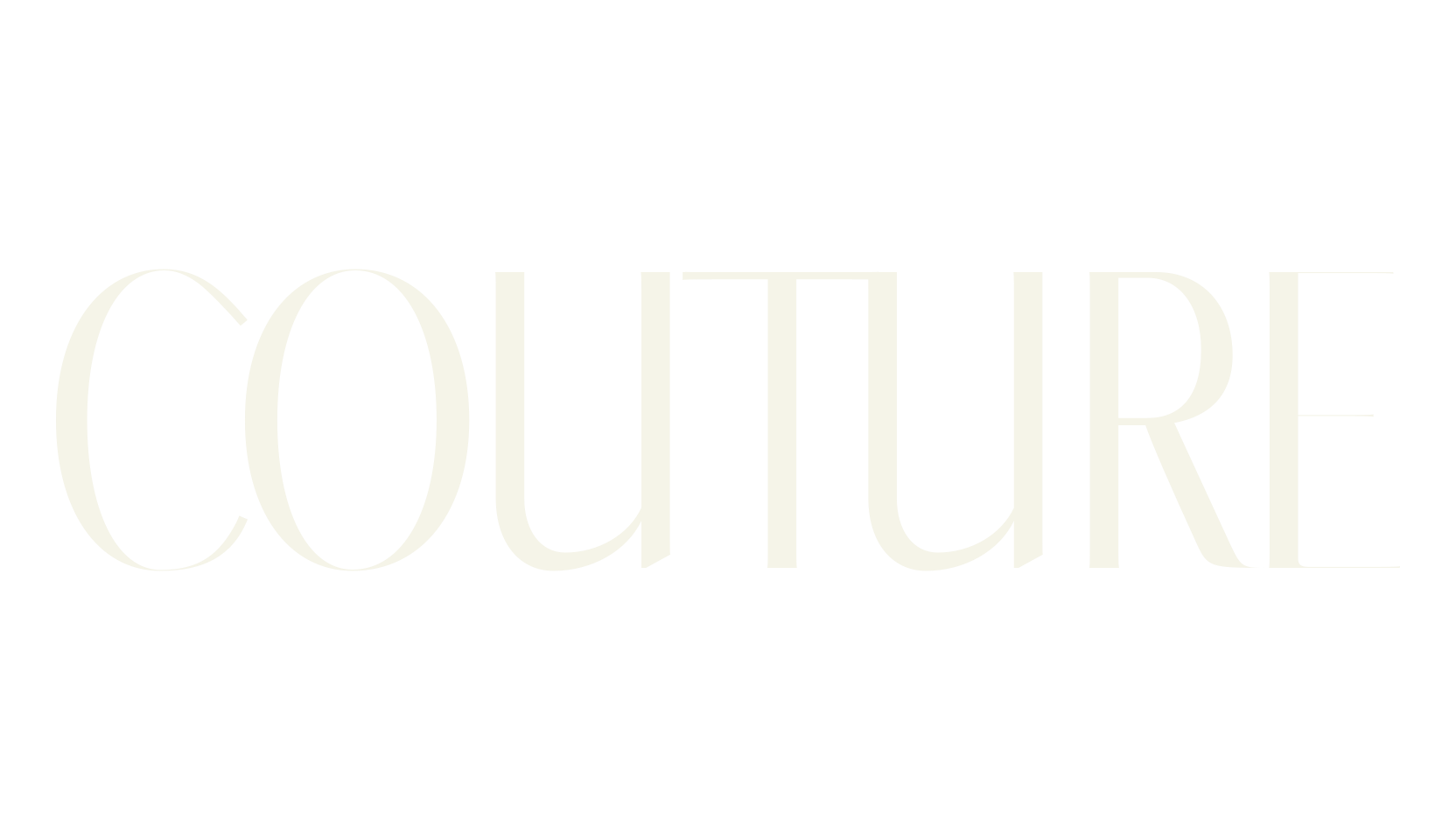 COUTURE, sans serif font preview