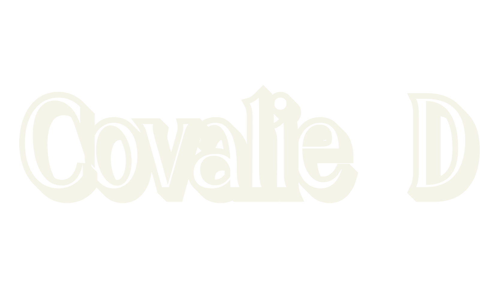 Covalie 3D, 3d font preview