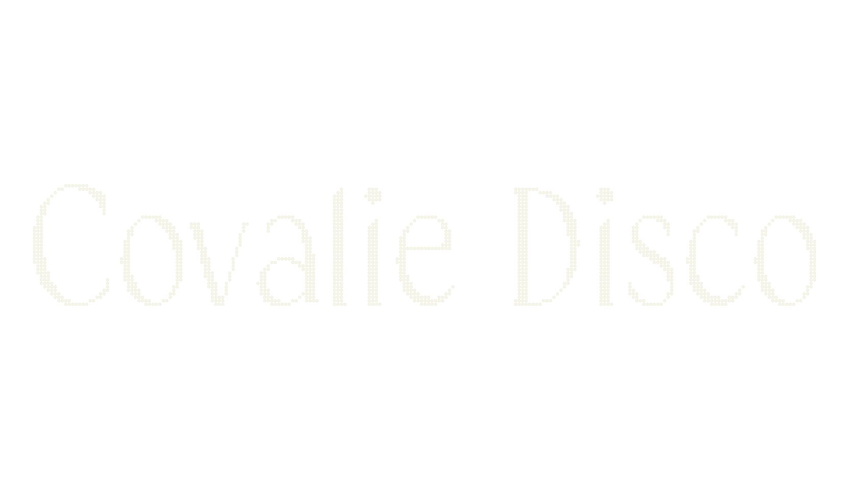 Covalie Disco, logo font preview