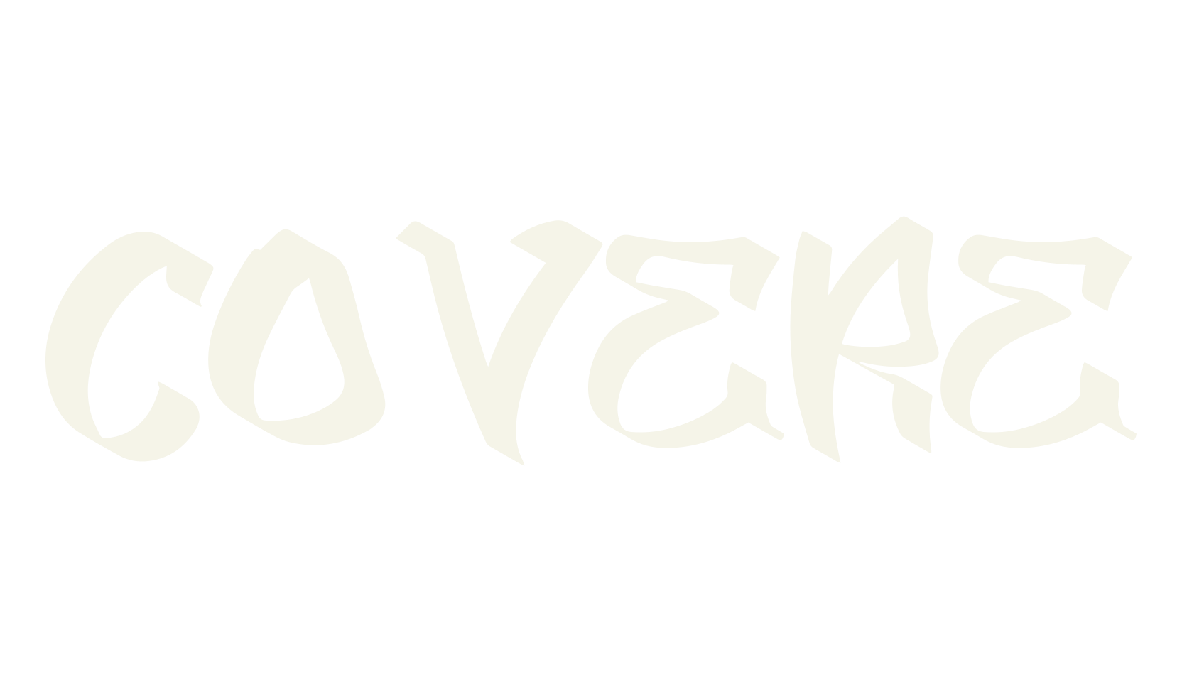 COVERE, graffiti font preview