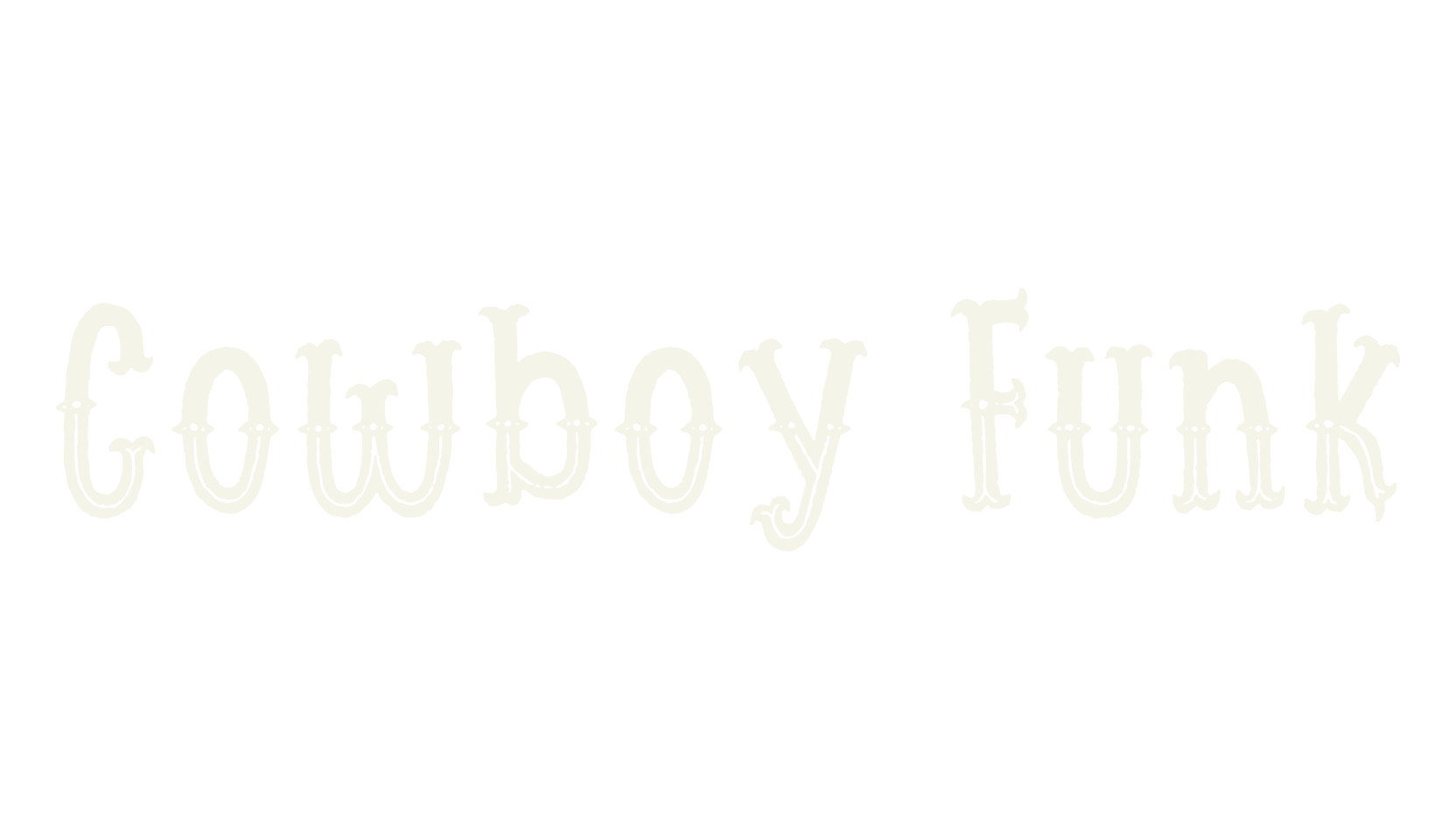 Cowboy Funk, fun font preview
