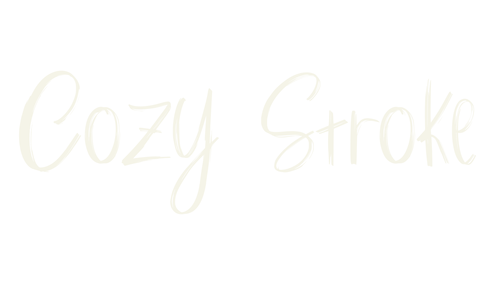 Cozy Stroke, cute font preview