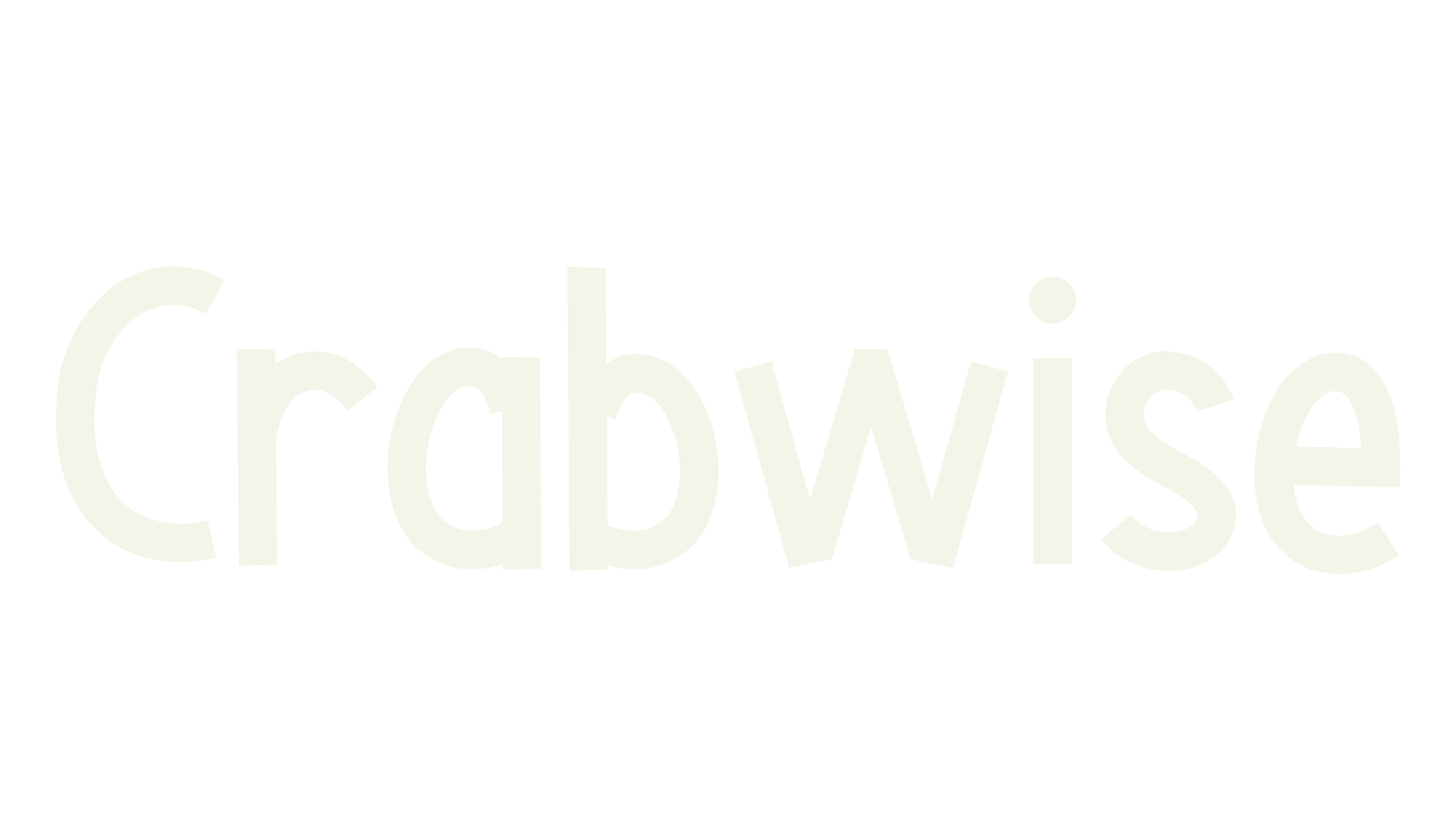 Crabwise, cute font preview