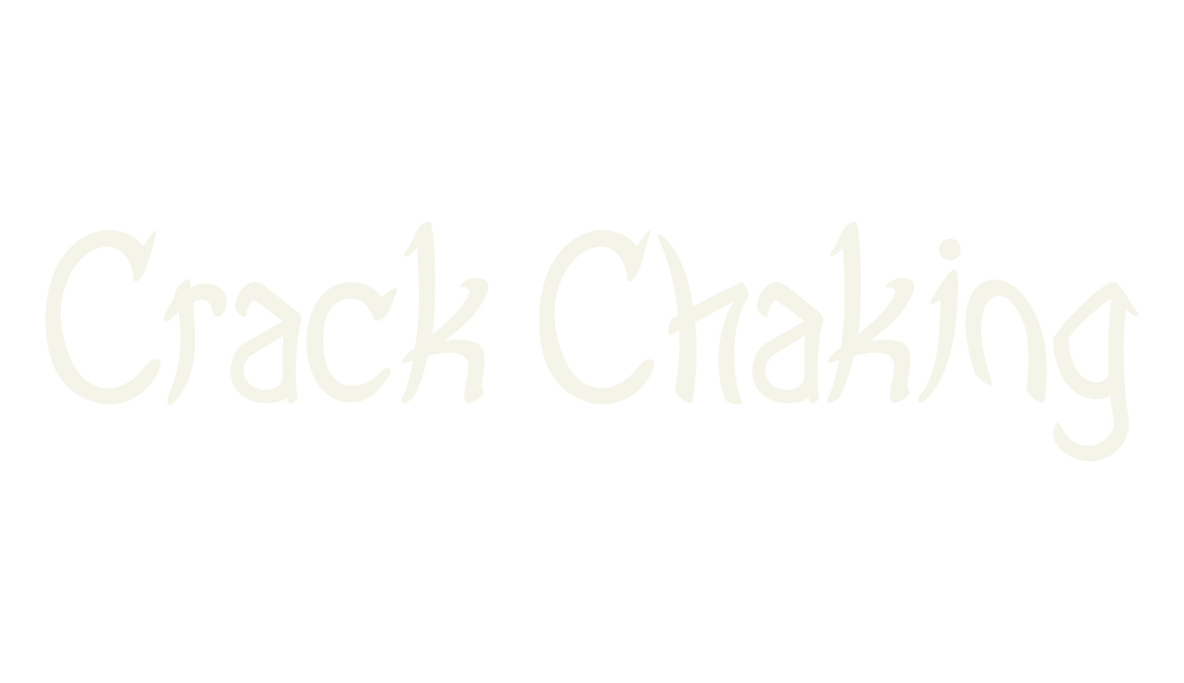 Crack Chaking, art deco font preview