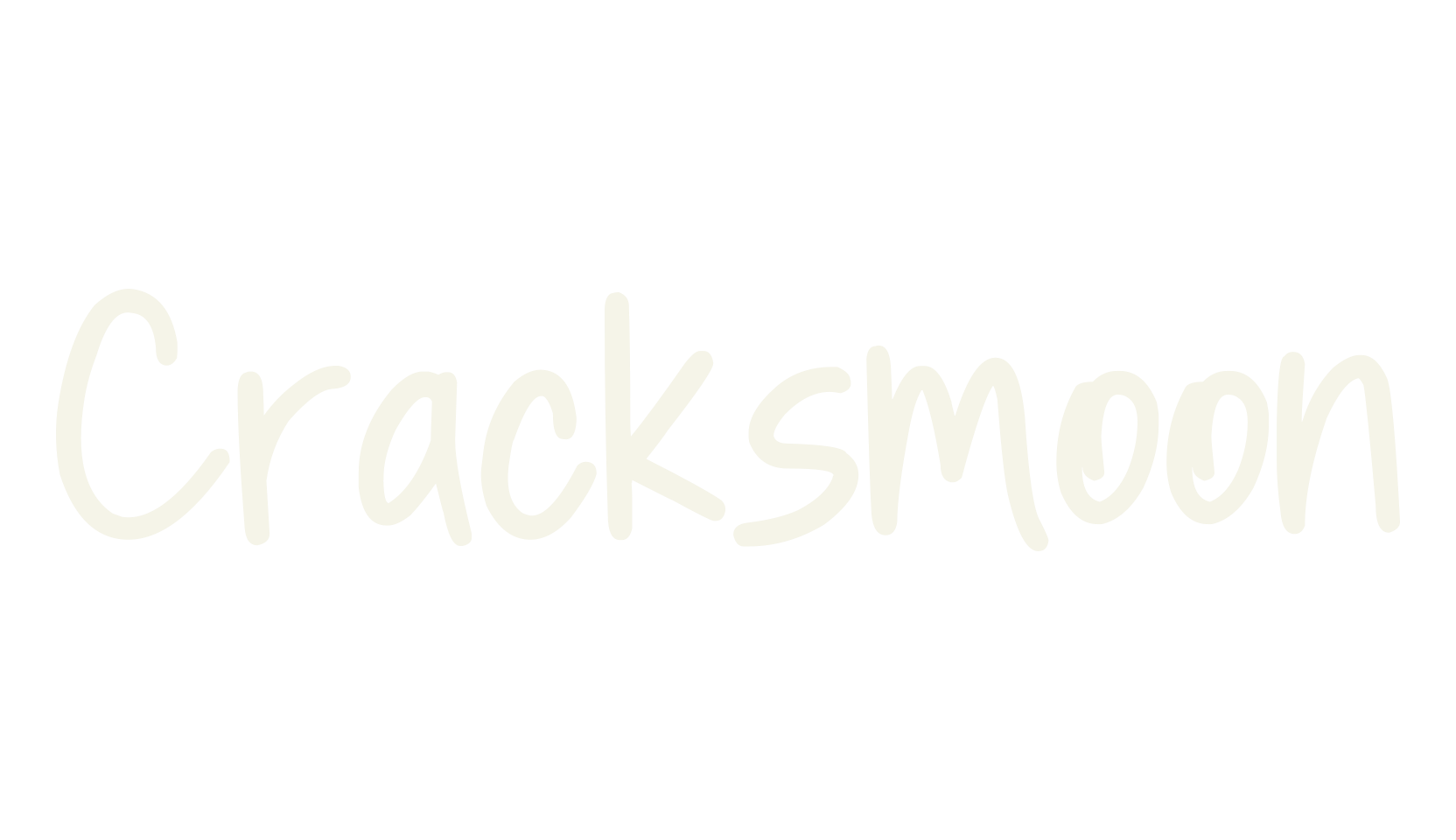 Cracksmoon, cute font preview