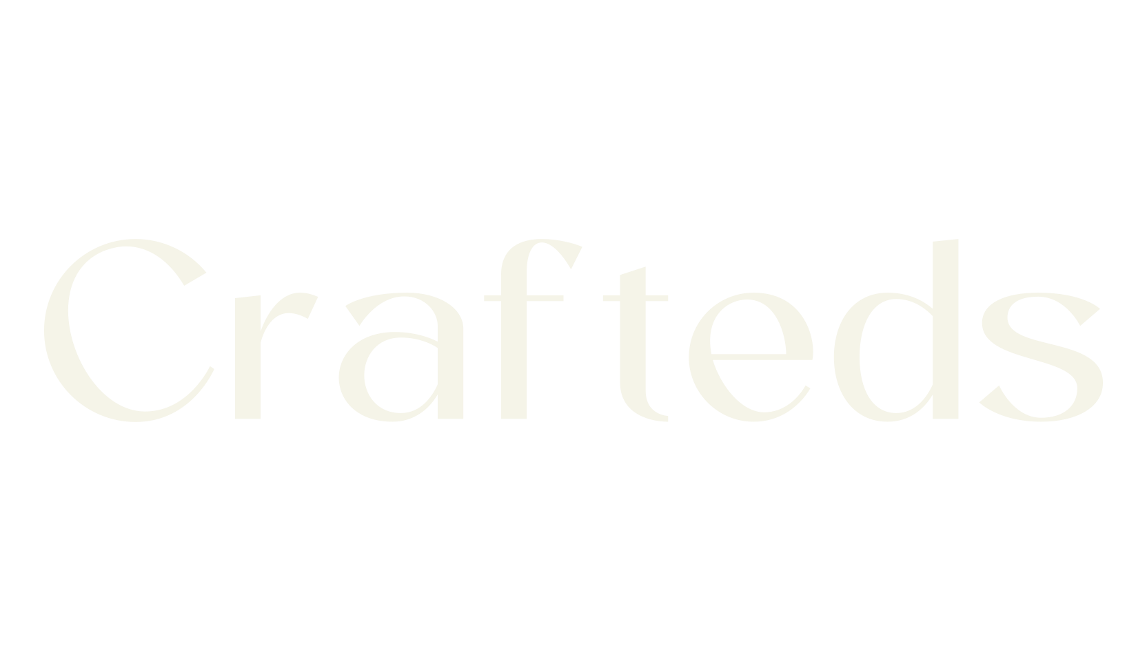Crafteds, elegant font preview