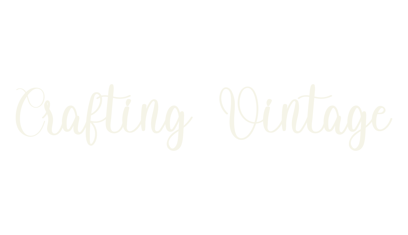 Crafting Vintage, birthday font preview