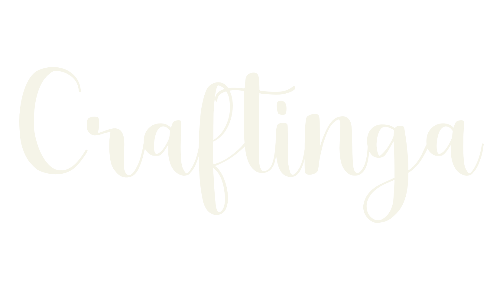 Craftinga, script font preview