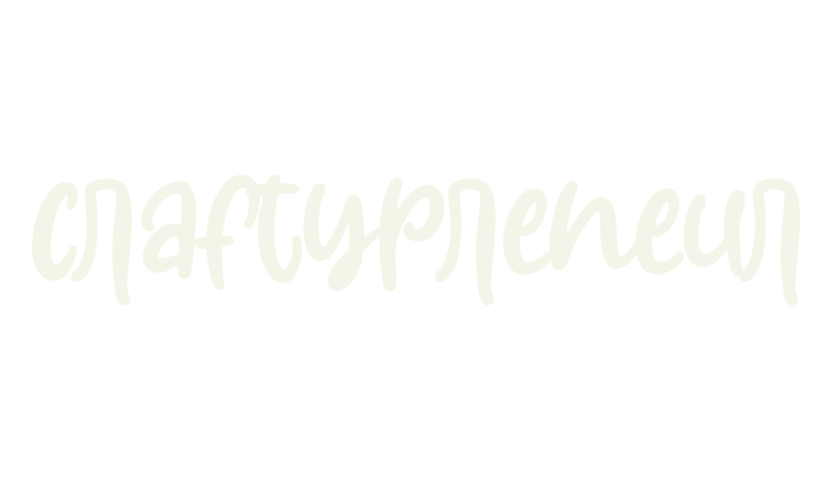Craftypreneur, hand drawn font preview