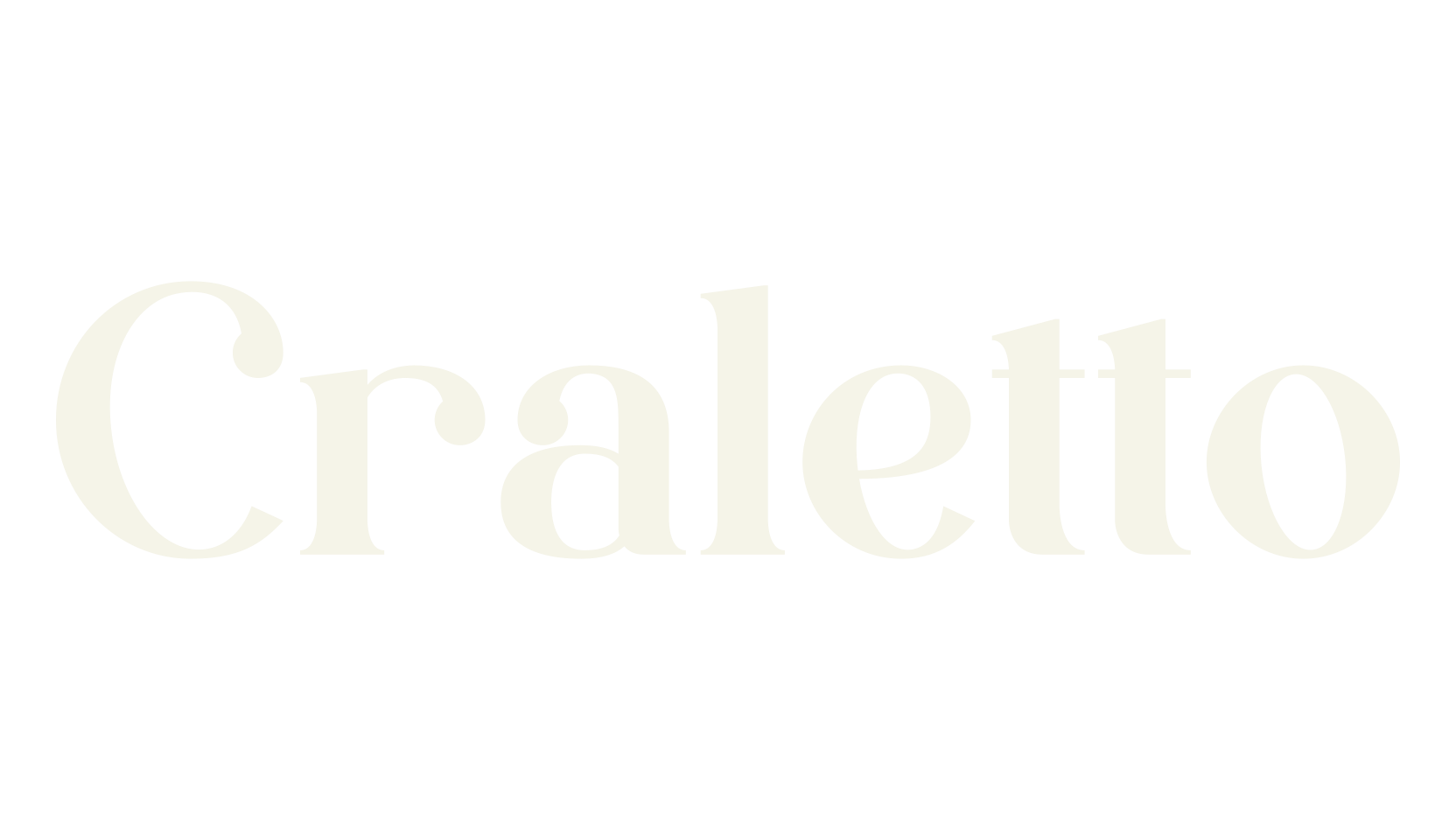 Craletto, serif font preview