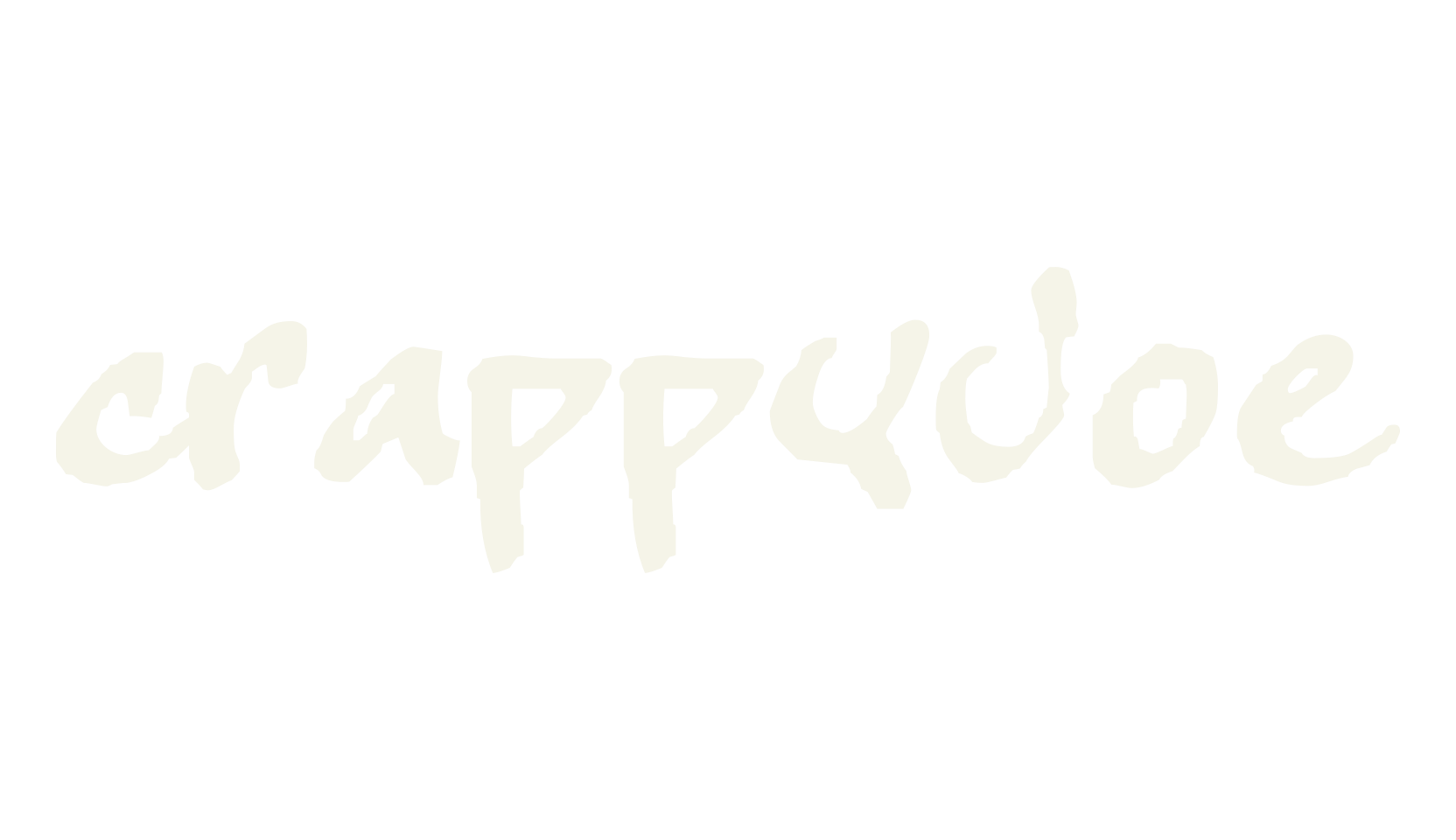 crappyJoe, brush font preview