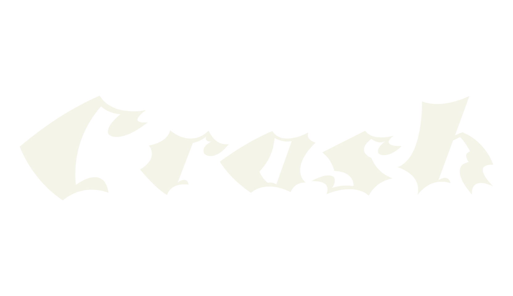 Crash, distressed font preview