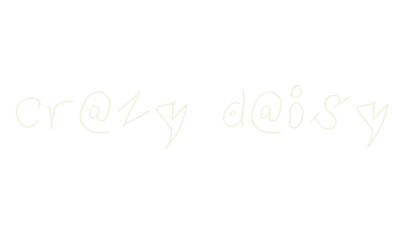 crazy daisy, bizarre font preview