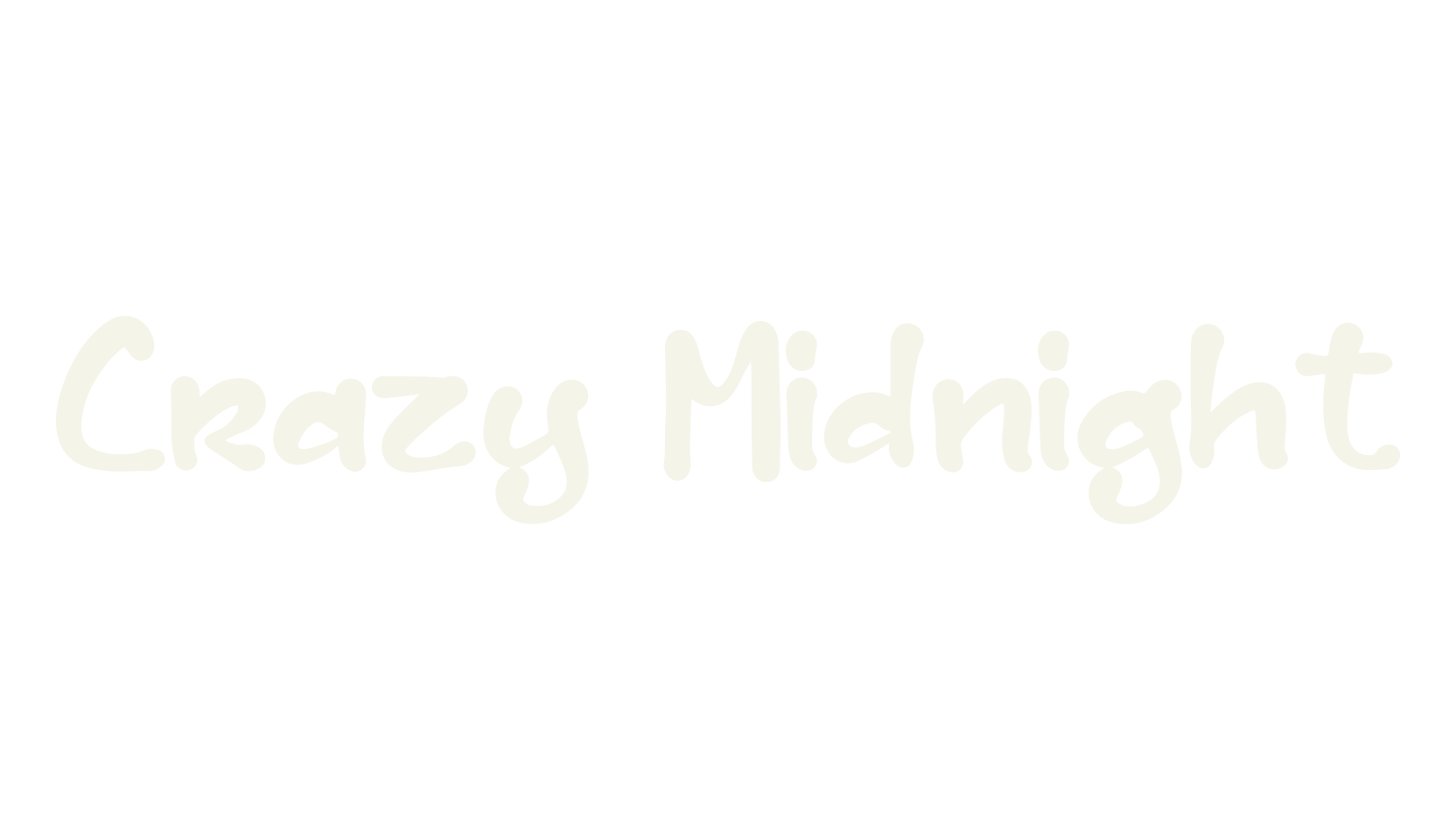 Crazy Midnight, script font preview