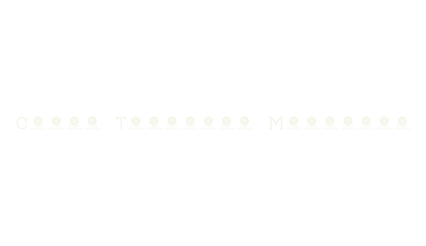 Crazy Traveler Monoline, tattoo font preview