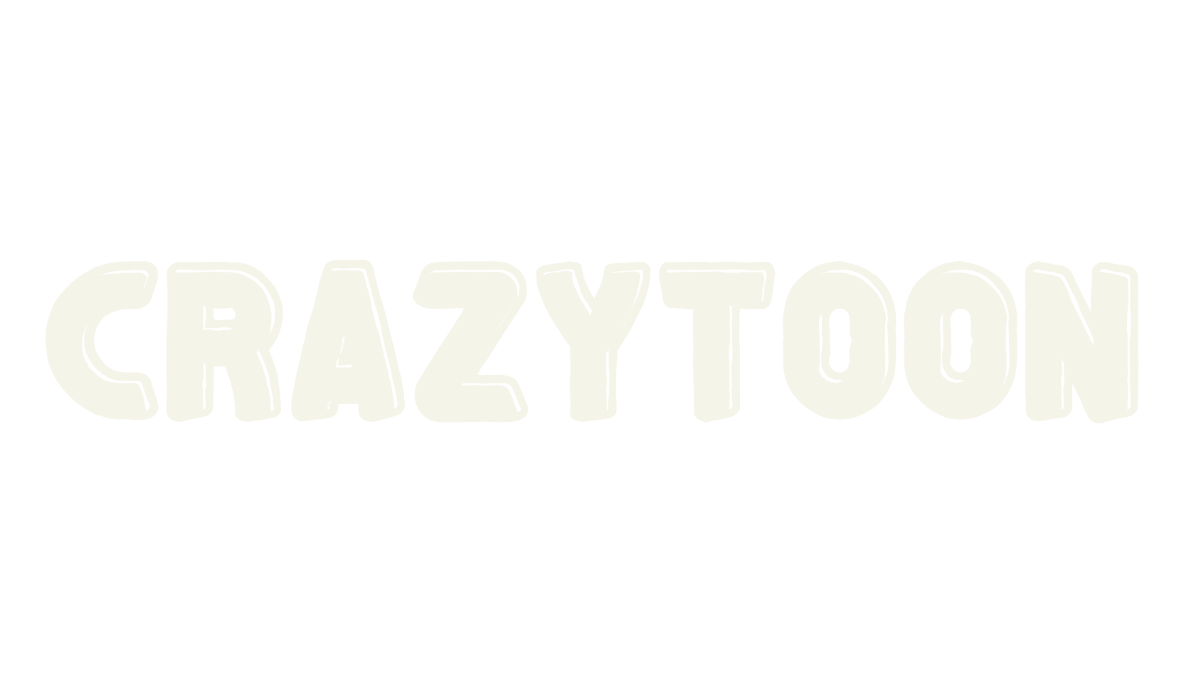 Crazytoon, bold font preview